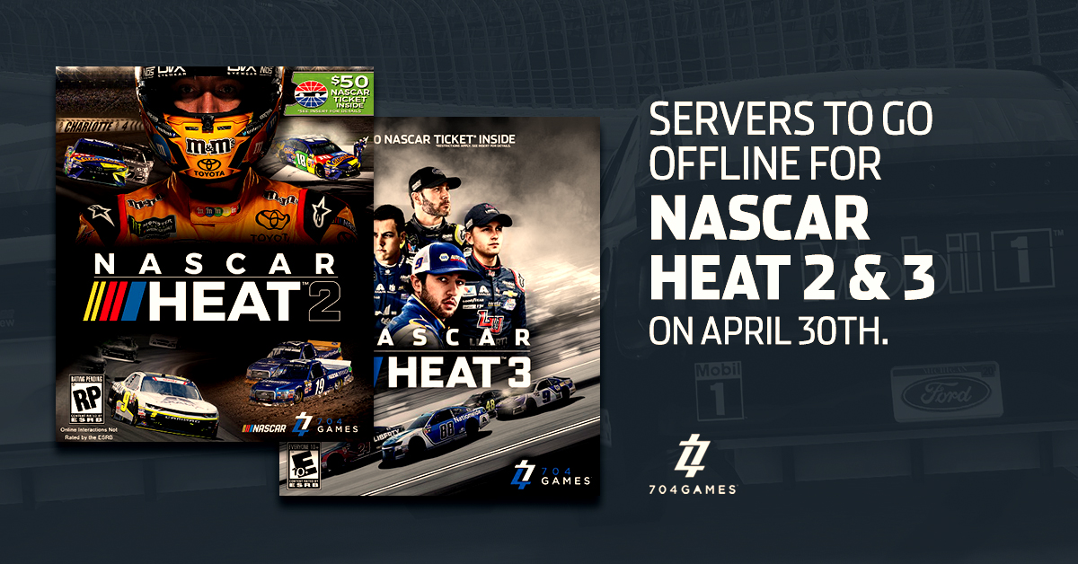 NASCAR Heat 2 and 3 Sunset