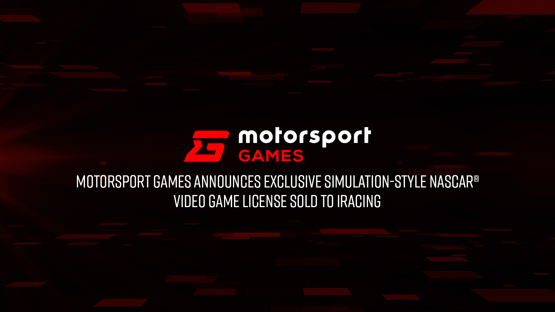 MSGM NASCAR Licence Sale to iRacing
