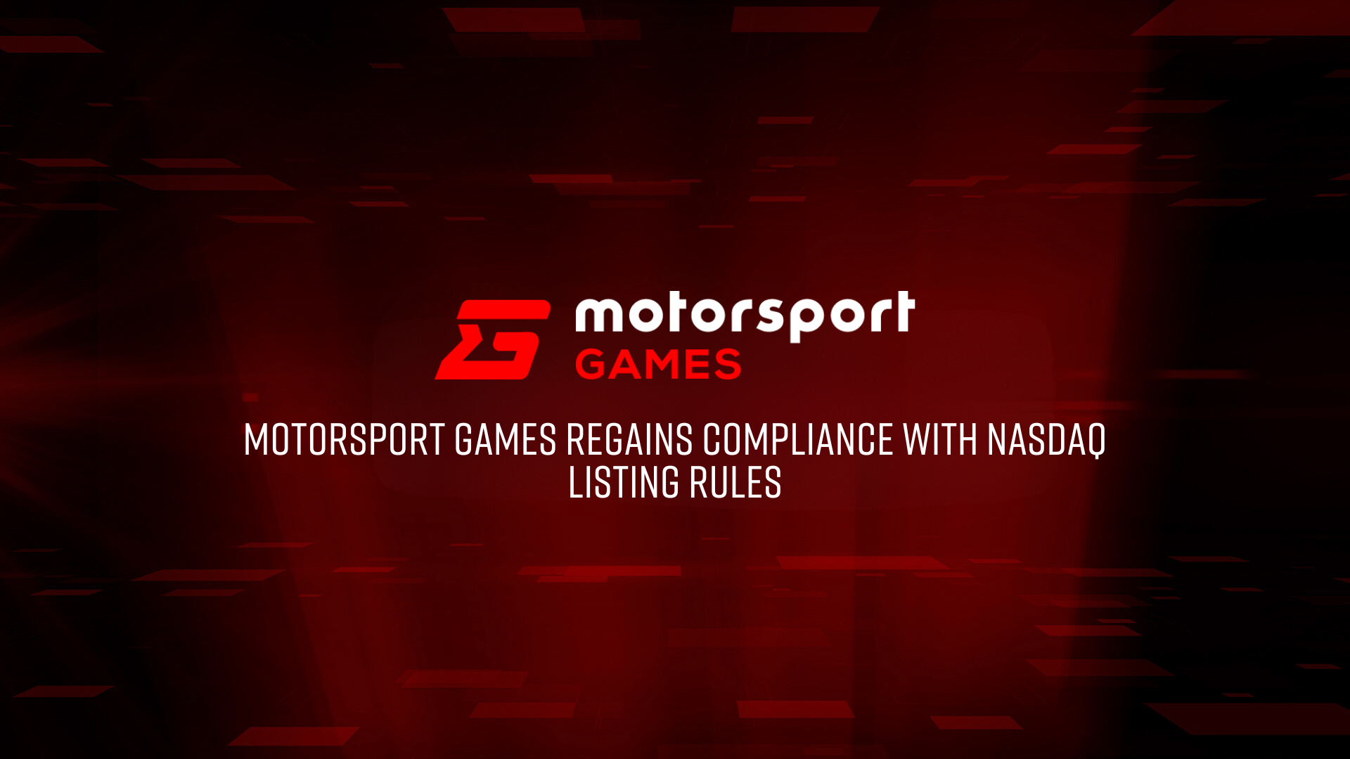 Motorsport Games Regains Compliance With Nasdaq Listing Rules